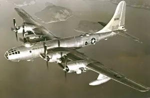 Boeing B-50D 48-096 in flight