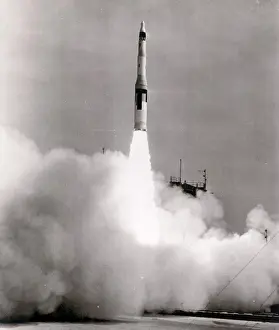 Icbm: Boeing SM-80 Minuteman ICBM is launched