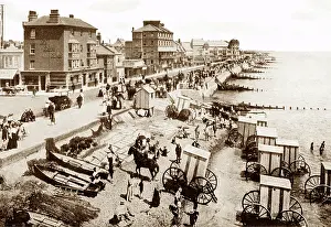 Bognor: Bognor Regis beach, early 1900s