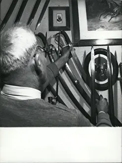 Sardinian: Bohumir Tuhy with weapons collection