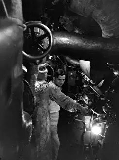 Maass: Boiler room of a German destroyer, 1939