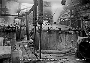 Linen: Boiling Vats for Linen in the Bleaching Process