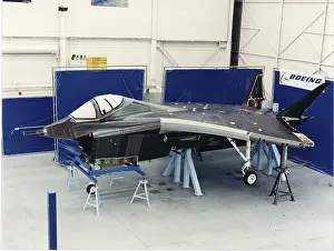 The Boing X-32A Joint Strike Fighter concept demonstrator