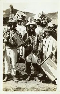 Percussionists: Bolivia - Traditional Drummers and Dancer