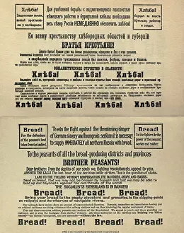Navigable: Bolshevik notice to peasants of all the bread