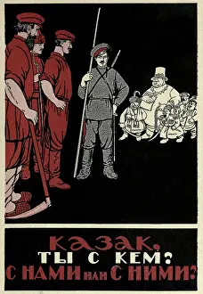 Alternate: Bolshevik Poster questioning Cossack's loyalty