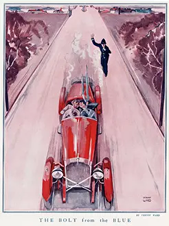 Aug19: The Bolt from the Blue, speeding 1920s couple
