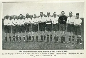 Encyclopaedia: Bolton Wanderers team, FA Cup winners in 1929