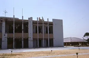 Filmmaker: Bomb damage at Bab al-Azizia, Tripoli, Libya