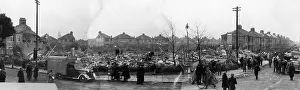 Bexleyheath: Bomb damage in Brampton Road, Bexleyheath, WW2