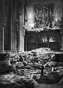 Homeland: Bomb damage to the Cologne Cathedral, 1943