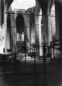 Luebeck: Bomb damage to the Luebeck Cathedral, 1942