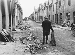 Widdicombe: Bomb damage in Plymouth