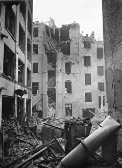 Damages: Bomb damages in Berlin, 1943
