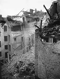 Damages: Bomb damages in Berlin, 1943