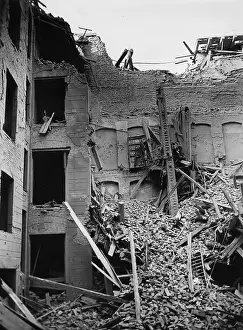 Damages: Bomb damages in Berlin, 1943