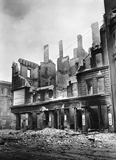 Damages: Bomb damages in Berlin, 1943