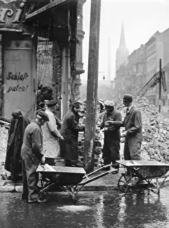 Damages: Bomb damages in Berlin, 1943