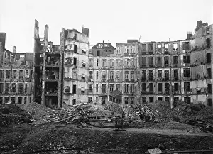 Damages: Bomb damages in Berlin, 1944