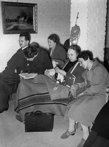Air Raid: Bomb shelter in Berlin, 1940