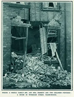 Ruines: Bombarded by German war-ship 1914