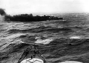 Hipper: Bombardment of a British destroyer, 1940