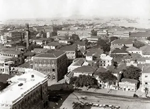 Bombay: Bombay skyline, circa 1890, India