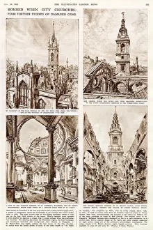 Bombed Wren City churches
