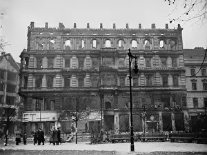 Oper: Bombing damage at the opera in Berlin, 1941