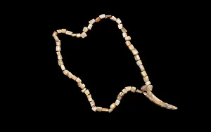 Brae: Bone beads, Orkney Museum, Kirkwall, Mainland, Orkney