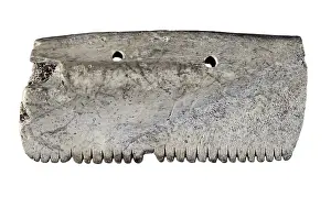 Osona: Bone comb. Neolithic art. Decorative Arts. SPAIN