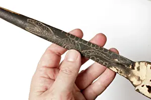 Casuarius: Bone knife from Papua New Guinea