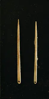 Palaeolithic: Bone needles of Magdalenian age