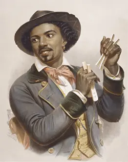 Lcgr1910: THE BONE PLAYER, 1857, by Jean-Baptiste Adolphe