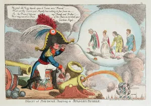 Cannonball: Boney at Bayonne blowing a Spanish bubble