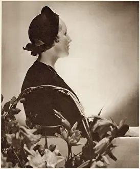 Headwear: Bonnet hat for 1935 from Marshall and Snelgrove