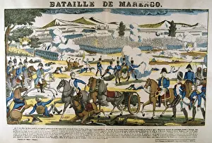 Austrians: Bonparte, centre left, at the Battle of Marengo