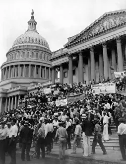 Enact: Bonus Army protests at the Capitol. Demand ?