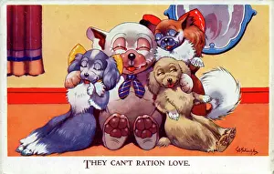 Amusing: Bonzo, They can't ration love, WW2