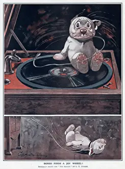 Dizzy: Bonzo finds a joy wheel! by George Studdy
