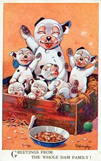 Gresham Marketing Gmbh: Bonzo - Postcard by George Studdy
