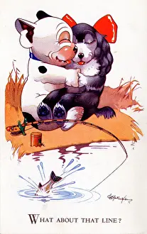 Gresham Marketing Gmbh: Bonzo - Postcard by George Studdy
