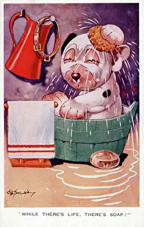 Gresham Marketing Gmbh: Bonzo - Postcard by George Studdy