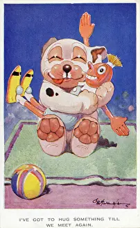 Gresham Marketing Gmbh: Bonzo - Postcard by George Studdy