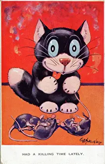 Gresham Marketing Gmbh: Bonzo - Postcard by George Studdy