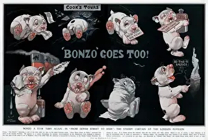 Dixie: Bonzo a star turn again... by George Studdy