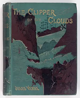 Clipper: Book cover design, The Clipper of the Clouds