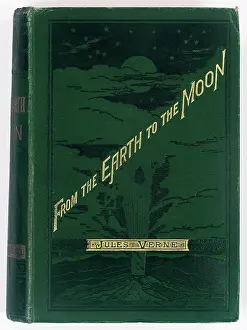 Sampson: Book cover design, From the Earth to the Moon