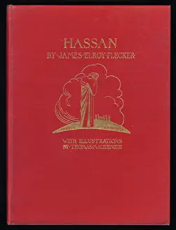 Poetic: Book cover design, Hassan by James Elroy Flecker