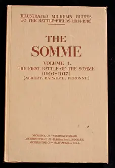 Michelin: Book cover, The Somme, Michelin
